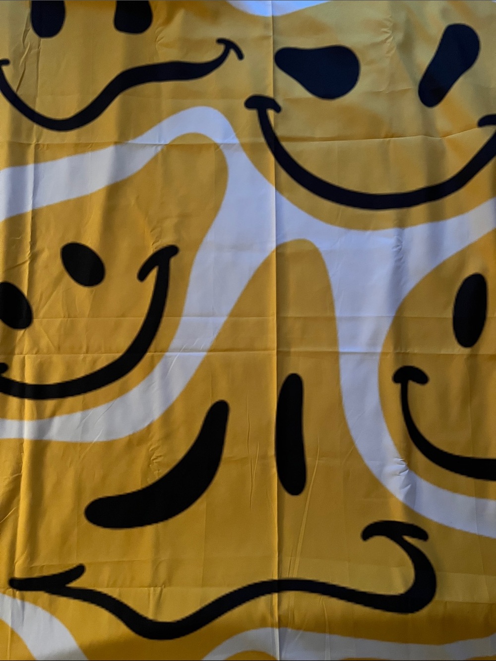 Yellow Smiley Face Tapestry - Unbranded